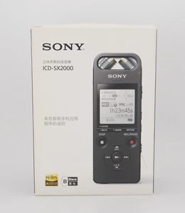 SONY ICD-SX2000 Stereo IC Recorder 16GB High Linear PCM 192KHz 24bit--Black - Picture 1 of 4