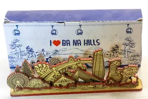 Da Nang Vietnam Ba Na Hills Golden Bridge - Travel Gift Souvenir Wooden Model - Picture 1 of 5