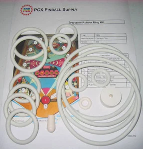 1968 Chicago Coin Playtime Pinball Machine Rubber Ring Kit - Picture 1 of 1