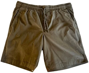 American Republic Herren M grau Pull-on Kordelzug Shorts 9 "Innennaht Spandex & Baumwolle - Bild 1 von 10