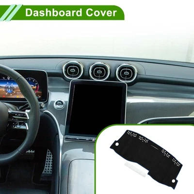 Dashboard Dash Cover Mat for Mercedes Benz W246 B180 B200 B250 B260 Black Blue Foto 1 de 4