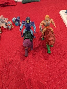MOTU He-Man  And Skeletor With Cats Complete Vintage 1983 - Picture 1 of 6