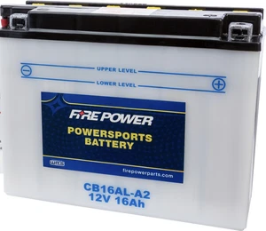 Firepower Conventional 12V HeavyDuty Motorcycle Battery YB16ALA2 CB16ALA2 - Picture 1 of 1