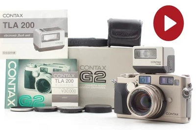 [All Top NEUWERTIG Box/Blitz TLA200] Contax G2 analoge Kleinbildkamera 45... - Bild 1 von 4