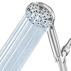 Shower Head, High Pressure 8-Mode Handheld Shower Heads - Anti-clog Nozzles, ... - Picture 1 of 6