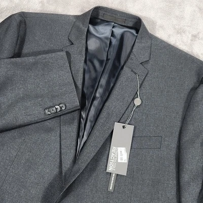 Kenneth Cole Reaction Sportcoat Mens 48R Blue Two Button Notch Lapel 10-768051 - Image 1 of 4