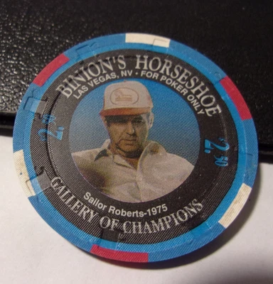 BINION'S HORSESHOE HOTEL CASINO 1994 $2.50 gaming poker chip - Las Vegas, NV - Image 1 of 3