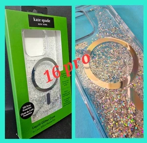 Funda Kate Spade Brillo Líquido con Magsafe para iPhone 16 PRO Ópalo Iridiscente. - Imagen 1 de 3