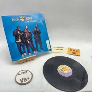 Soul For Real- If You Want It  VG+/VG  Ultrasonic Clean 1995 - Picture 1 of 3