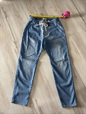 One Teaspoon Shabbies Jeans Women Small Drawstring Pull On - Image 1 of 4