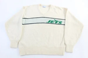 80er Jahre New York Jets Football Strickpullover - Bild 1 von 4