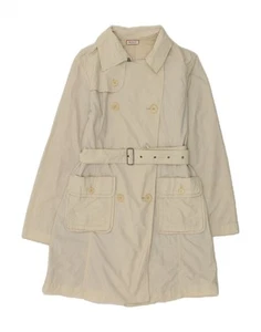 MAX & CO. Womens Trench Coat UK 10 Small Beige Nylon BW09 - Picture 1 of 4
