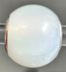 Trollbeads Round White Moonstone Bead TSTBE-00017 - Picture 1 of 6