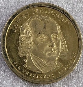 Dollaro presidenziale 2007 S Proof James Madison *C747 - Foto 1 di 3
