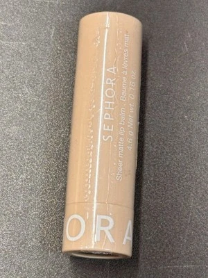 SEPHORA SHEER MATTE LIP BALM 06 CHOCOLATE 0.16 OZ NEW SEALED - Image 1 of 3