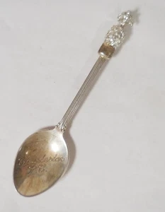 Charleston South Carolina Vintage Silver Plate Souvenir Spoon, Pineapple Top - Picture 1 of 7