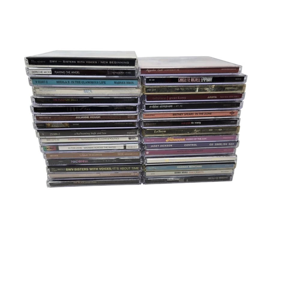 CD Lot Of 29 Various Artists R&B POP Keyshia Cole Neyo Janet Jackson Rihanna  - Image 1 of 4
