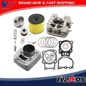 12100-HN5-670 Cylinder Head Piston Kit 350cc For Honda Rancher Trx350 TRX 350 - Imagen 1 de 22