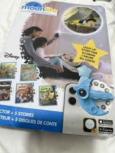 Moonlite Disney Bambi 101 Dumbo Snow White Pino 5 Stories & Storybook Projector - Picture 1 of 4