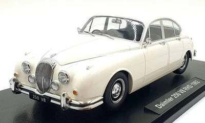 KK Scale 1/18 Scale KKDC181034 - 1962 Daimler 250 V8 RHD - White - Image 1 of 4