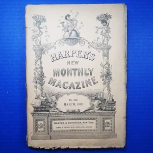 1892 HARPER'S MONTHLY MAGAZINE Mar #502 • Husky Dogs, King George II, Great Ads - Bild 1 von 10