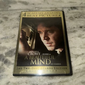 A Beautiful Mind (DVD, 2002, 2-Disc Set, Full Frame) NEW, Sealed, Awards Edition - Picture 1 of 3
