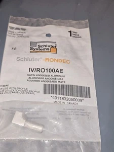 Schluter RONDEC IV/RO100AE Innenecke - Aluminium satiniert - Bild 1 von 1