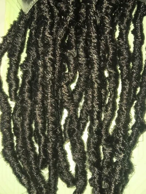 *NUEVO* 2pk.  Bobbi Boss Nu Locs negro 18 pulgadas Enclavamiento Foto 1 de 4
