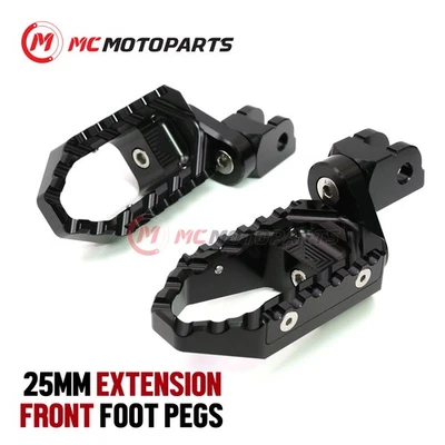 Para Suzuki GSXR 600 2004-2005 1 pulgada delanteras rebajadoras anchas Touring Rider estriberas Foto 1 de 4