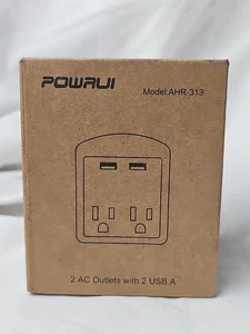 2 AC Outlets With 2 USB - Picture 1 of 4