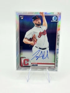 Logan Allen 2020 Bowman #CRA-LA Refractor Chrome Rookie Auto Rookie RC 60/499 - Bild 1 von 3