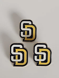 (Pack de 3) Prendedores esmaltados con logotipo de los Padres de San Diego del equipo de béisbol MLB, ENVÍO GRATUITO - Imagen 1 de 3