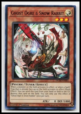Ghost Ogre & Snow Rabbit DUDE-EN001 Duel Devastator Yugioh Card - Image 1 of 2