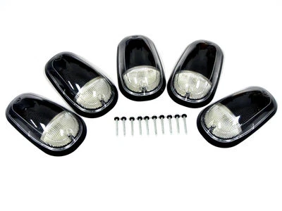 PARA 03-16 DODGE RAM 2500 3500 ÁMBAR TRANSPARENTE 15 LUCES MARCADORAS TECHO CABINA LED 5 PIEZAS Foto 1 de 4