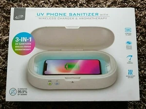 iLIVE Aromatherapy Sanitizer USB Wireless Phone Charger Station Dock Charging - Picture 1 of 2