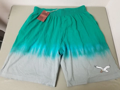 New Mitchell & Ness NFL Mens Philadelphia Eagles Tie Dye Drawstring Shorts Cover