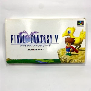 Final Fantasy 5 V w/box Nintendo Super Famicom SFC Operation has been checked - Picture 1 of 19