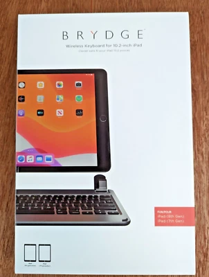 BRYDGE BRY80022 Wireless Keyboard for 10.2" iPad, Backlit Bluetooth, Space Gray - Image 1 of 4