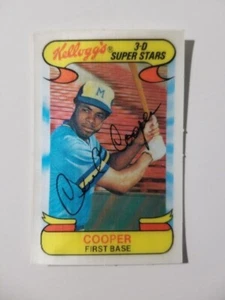 CECIL COOPER 1978 KELLOGG'S 3-D BASEBALL KARTE #41 MILWAUKEE BREWERS - Bild 1 von 2