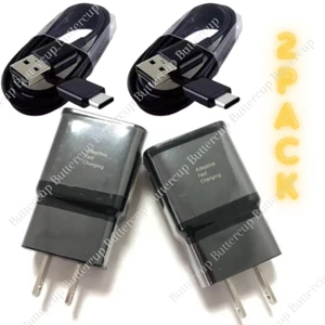 For Samsung Galaxy A51 A14 A13 5G A03S A12 Adaptive Fast Charger USB-C Cable Set - Picture 1 of 13