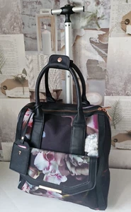 Ted Baker Keeley Ethereal Posie Floral Travel Cabin Weekend Case on Wheels Bag - Picture 1 of 9