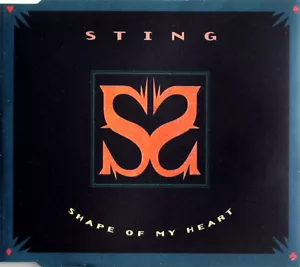 STING ~ Shape Of My Heart ~ Original 1993 UK A&M record label 4-track CD single - Picture 1 of 3