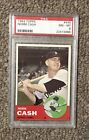 1963 Topps 445 Norm Cash PSA 8 Detroit Tigers.