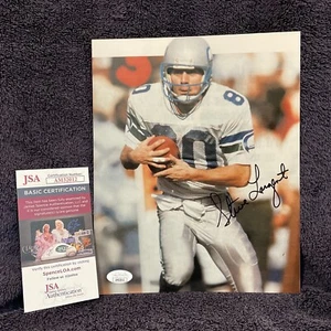 GORGEOUS Steve Largent AUTOGRAPHED 8x10 Photo, Seattle Seahawks, JSA AUTHENTIC!! - Picture 1 of 3
