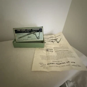 Vintage Dental Box & Directions for Safco High Speed Doriot Handpiece 20000 RPM - Picture 1 of 8