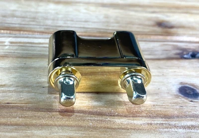 Deluxe Die-cast Brass Snare Drum Butt with Screws - Image 1 of 4