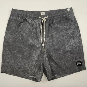 Quiksilver Shorts Mens Large Grey Drawstring Elastic Waist - Picture 1 of 10