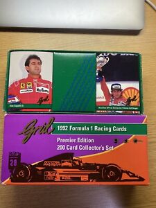 1992 Grid Formula 1 Premier Edition 200 Card Collector Set in Box Schumacher 51
