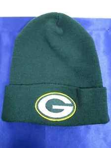 Cappello elasticizzato verde Bay Packers logo ricamato taglia unica si adatta alla maggior parte - Foto 1 di 4