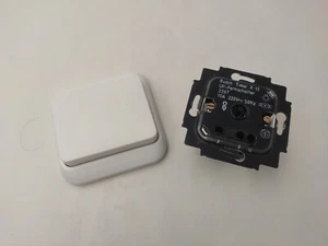 Busch-Jaeger Timac Netzbus X10 unter Putz Fernschalter 2267 + 2120 Bedienteil - Bild 1 von 5